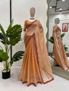 Elegant Designer Saree – Luxurious Burberry Silk with Intricate Detailing KD-501