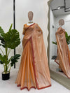 Elegant Designer Saree – Luxurious Burberry Silk with Intricate Detailing KD-501