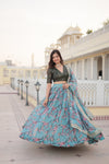 printed lehenga