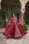 printed lehenga