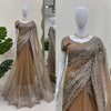 Elegant Designer Saree in Soft Net Fabric with Sequins Work KD-544