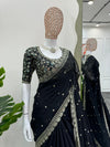 beautiful Designer Saree on Heavy Tibby Silk Fabric KD-536