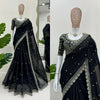 beautiful Designer Saree on Heavy Tibby Silk Fabric KD-536