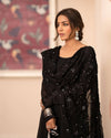 Black Anarkali suit set with full heavy dupatta LF-6008