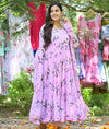 BLOOMING ALIZA PARPULE PINK PARTY GOWN FOR WOMEN LF-119