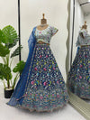 3 Color Exquisite Designer Lehenga Set – QRC-254