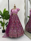 3 Color Exquisite Designer Lehenga Set – QRC-254