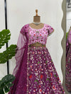 3 Color Exquisite Designer Lehenga Set – QRC-254