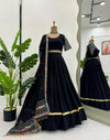 Black color Embroidery & Sequence work Designer Lehenga Choli for Wedding Function QRC-292